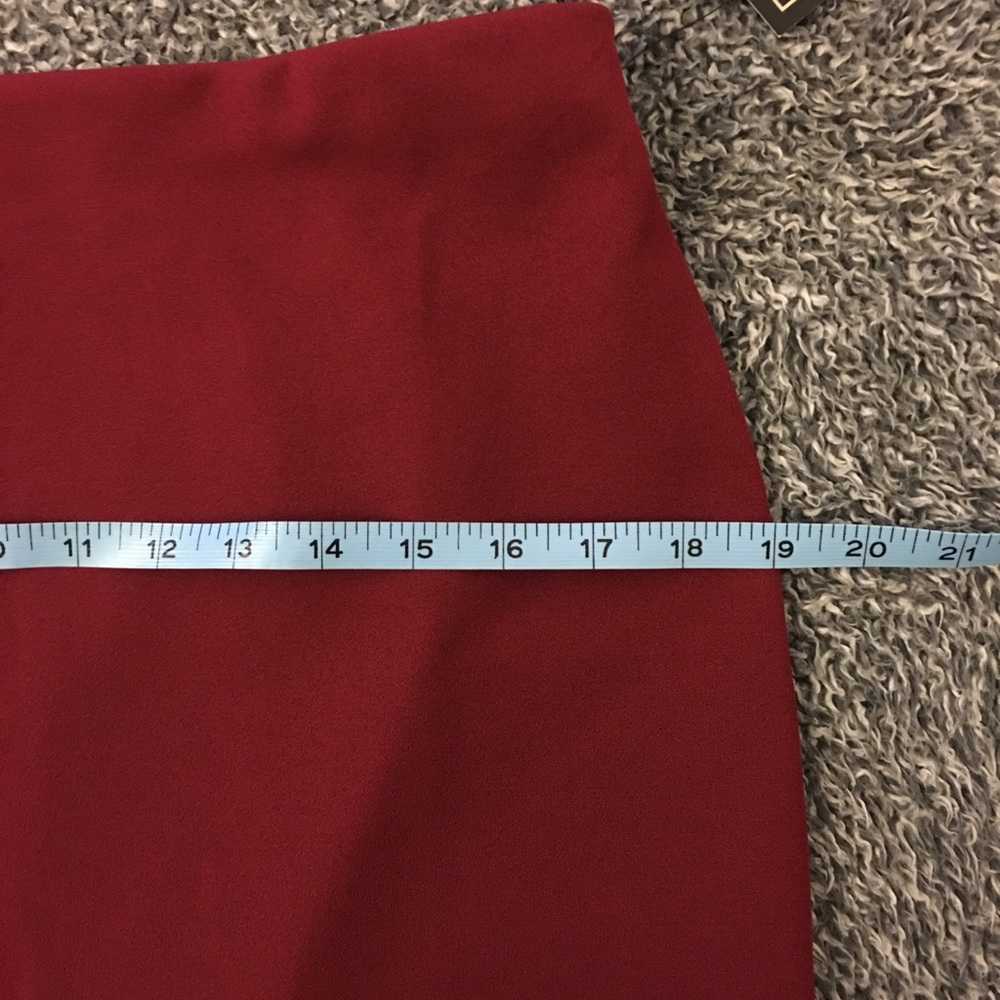 NWT | Maroon midi skirt! - Picture 5 of 8
